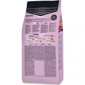 Натурална суха храна Ownat Grain Free Prime STERILIZED CAT - БЕЗ зърнени култури за кастрирани котки, с 80% качествено месо, пуйка и пиле
